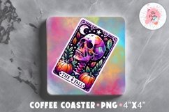 Tarot Card The Fall Square Coaster, Coffee Square Coaster Sublimation Png, Square Coaster Png
