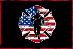 The Firefighter Flag Badge Product Image 2