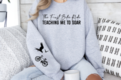 The first bike ride teaching me to soar Sleeve SVG Product Image 3