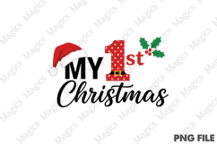 The First Christmas PNG Design Product Image 1
