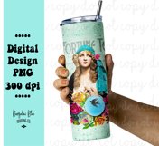 The Fortune Teller Flapper 20 oz Skinny Tumbler Digital png Product Image 2