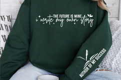 The future is mine I write my own story Sleeve SVG Product Image 2