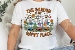 The Garden Is My Happy Place Sublimation PNG Product Image 4
