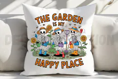 The Garden Is My Happy Place Sublimation PNG Product Image 3