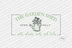 The Garden Shed SVG | Farmhouse Sign | DXF and more Product Image 3