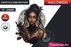 The ghostly Bride Halloween clipart, haunted bride Ghost PNG Product Image 1