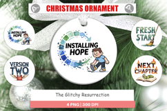 The Glitchy Resurrection Ornament Product Image 1