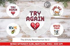 The Glitchy Resurrection Wind Spinner Product Image 1