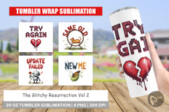 The Glitchy Resurrection Tumbler Product Image 1