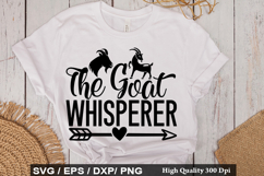 The Goat Whisperer - Goat SVG Design Product Image 1