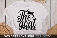 The goat whisperer - Goat SVG Design Product Image 1