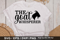 The goat whisperer - Goat SVG Design Product Image 1