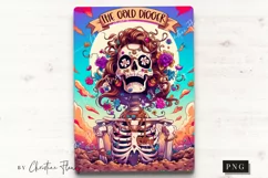The Gold Digger Tarot Card PNG | Funny Tarot Card Product Image 1