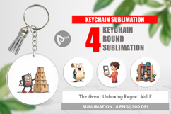 The Great Unboxing Regret Keychain Product Image 1