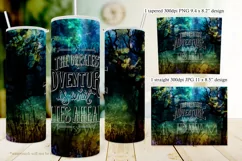 The Greatest Adventure is What Lies Ahead 20oz Tumbler Wrap Product Image 2