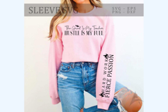 The grind is my teacher hustle is my fuel Sleeve SVG Product Image 1