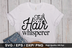 The hair whisperer - Hairdresser SVG Design Product Image 1