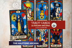 The Halftone Arcana Comic Pop Art Tarot Printable Product Image 1