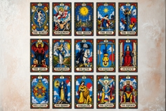 The Halftone Arcana Comic Pop Art Tarot Printable Product Image 5
