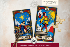 The Halftone Arcana Comic Pop Art Tarot Printable Product Image 8