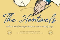 The Hantwels - Signature Handwritten Brush Script Product Image 1