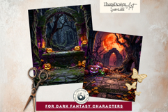 Harvest Haunt: Halloween Autumn Backgrounds &amp; TTRPG Scenes Product Image 10