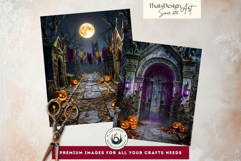 Harvest Haunt: Halloween Autumn Backgrounds &amp; TTRPG Scenes Product Image 13