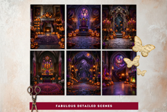 Harvest Haunt: Halloween Autumn Backgrounds &amp; TTRPG Scenes Product Image 5