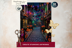 Harvest Haunt: Halloween Autumn Backgrounds &amp; TTRPG Scenes Product Image 8