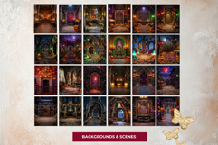 Harvest Haunt 2: Halloween Autumn Backgrounds &amp; TTRPG Scenes Product Image 3