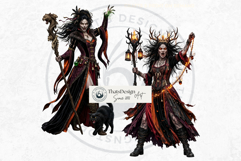 Harvest of Haunts: Halloween Gothic Characters PNGs Product Image 10