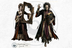 Harvest of Haunts: Halloween Gothic Characters PNGs Product Image 4