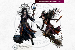 Harvest of Haunts: Halloween Gothic Characters PNGs Product Image 6