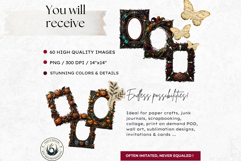 Harvest of Haunts: Halloween Gothic Frame PNGs Product Image 2