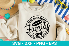 Family Vacation with Year SVG Design Product Image 1