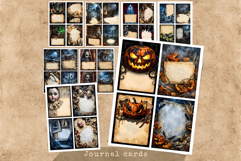 The House of Horror Halloween Junk Journal Kit Gothic sheets Product Image 12