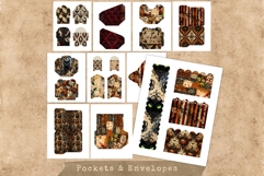 The House of Horror Halloween Junk Journal Kit Gothic sheets Product Image 19