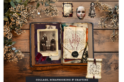 Haunted House Horror Halloween Junk Journal Kit Product Image 11