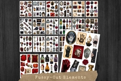 Haunted House Horror Halloween Junk Journal Kit Product Image 14