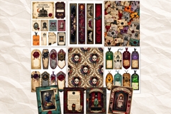 Haunted House Horror Halloween Junk Journal Kit Product Image 18