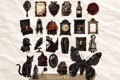 Haunted House Horror Halloween Junk Journal Kit Product Image 20