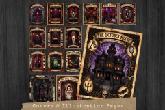 Haunted House Horror Halloween Junk Journal Kit Product Image 5