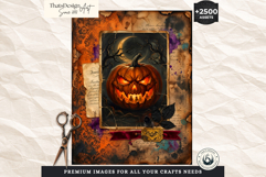 Haunted House Horror Halloween Junk Journal Kit Product Image 8