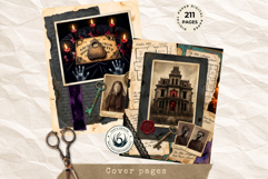 Haunted House Horror Halloween Junk Journal Kit Product Image 9