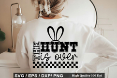 The Hunt is over - Easter SVG Design Product Image 1