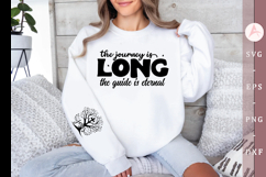 The journey is long the guide is eternal Sleeve SVG Design Product Image 1