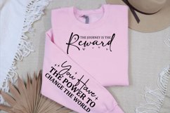 The journey is the reward sleeve SVG, Adventure SVG Product Image 2