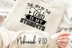 The Joy Of The Lord Is Sleeve SVG Design Product Image 2