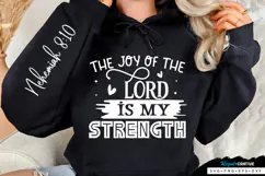 The Joy Of The Lord Is Sleeve SVG Design Product Image 1