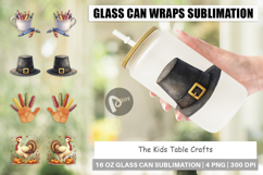 Glass Can Watercolor Kids Table Crafts Product Image 1